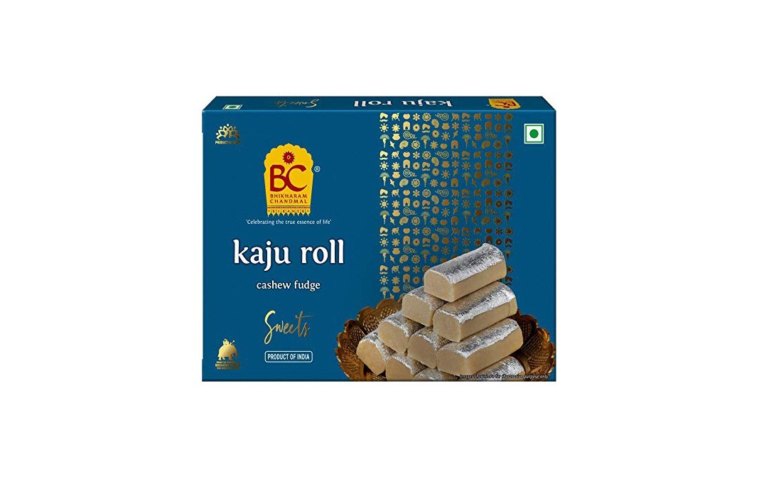 Bhikharam Chandmal Kaju Roll Cashew Fudge    Pack  125 grams